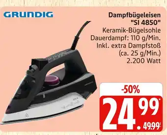 Marktkauf Grundig dampfbügeleisen si 4850 Angebot