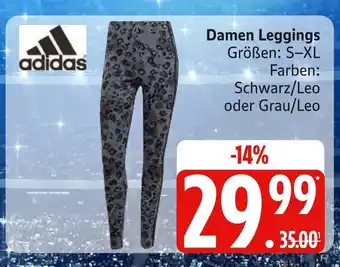 Marktkauf Adidas damen leggings schwarz/leo Angebot