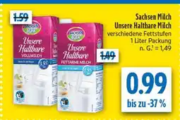 diska Sachsen milch unsere haltbare vollmilch Angebot