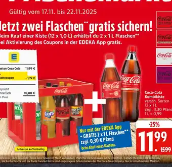 Edeka Coca-cola kombikiste Angebot