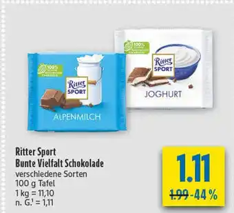 diska Ritter sport alpenmilch Angebot