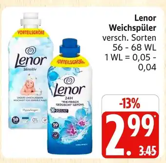Marktkauf Lenor weichspüler sensitiv Angebot