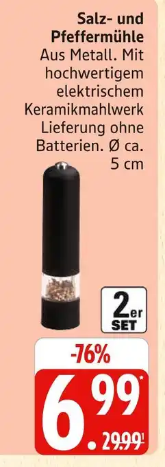 Marktkauf Salz- und pfeffermühle Angebot