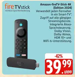 Marktkauf Amazon firetv-stick 4k (edition 2024) Angebot