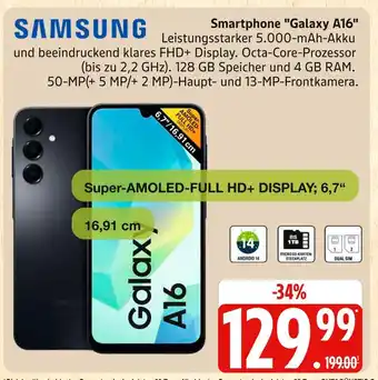 Marktkauf Samsung galaxy a16 Angebot