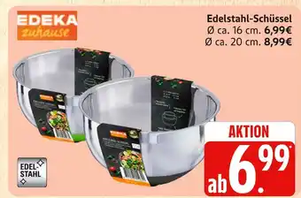 Marktkauf Edeka zuhause edelstahl-schüssel Angebot