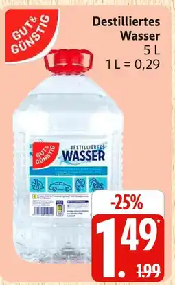 Marktkauf Gut & günstig destilliertes wasser Angebot