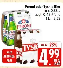 Marktkauf Peroni oder tyskie bier Angebot
