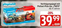Marktkauf Playmobil verfolgungsjagd mit polizei-pick-up Angebot