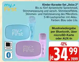 Marktkauf My first kinder-karaoke-set voice 2 Angebot