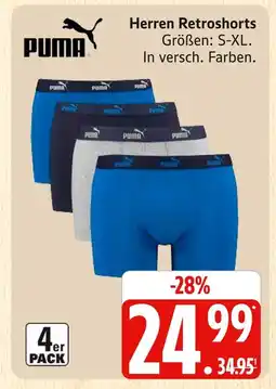 Marktkauf Puma herren retroshorts Angebot