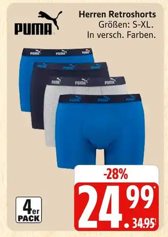 Marktkauf Puma herren retroshorts Angebot