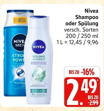 Marktkauf Nivea shampoo strong power Angebot
