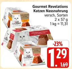 Marktkauf Gourmet revelations katzen nassnahrung Angebot