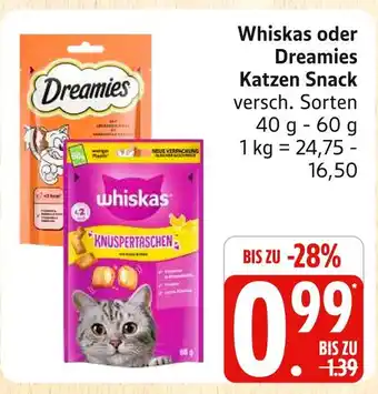 Marktkauf Whiskas knuspertaschen Angebot