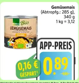 Marktkauf Edeka bio gemüsemais Angebot