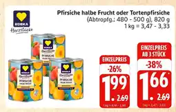 Marktkauf Edeka herzstücke pfirsiche halbe frucht Angebot