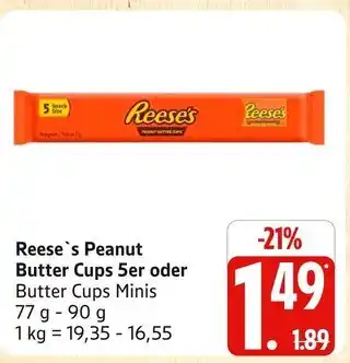 Marktkauf Reese's peanut butter cups 5er Angebot