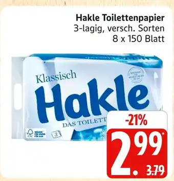Marktkauf Hakle toilettenpapier klassisch Angebot