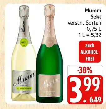 Marktkauf Mumm sekt alkoholfrei Angebot