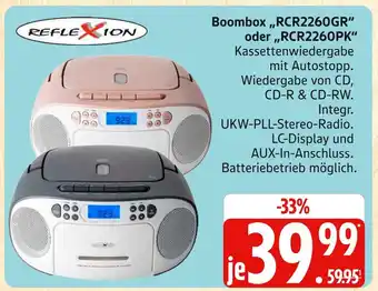 Marktkauf Reflexion boombox rcr2260gr Angebot