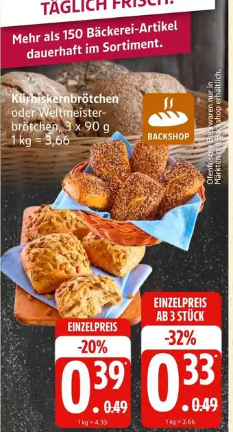 Marktkauf Kürbiskernbrötchen Angebot
