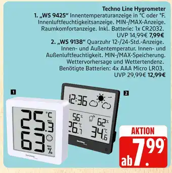 Marktkauf Techno line ws 9425 hygrometer Angebot