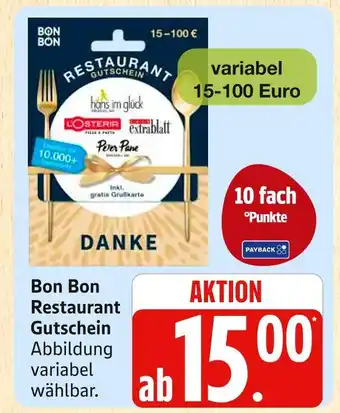 Marktkauf Bon bon restaurant gutschein Angebot