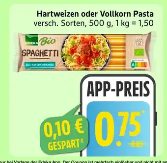 Marktkauf Edeka bio hartweizen pasta Angebot