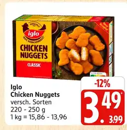 Marktkauf Iglo chicken nuggets classic Angebot