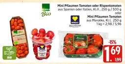Marktkauf Edeka bio mini pflaumen tomaten Angebot