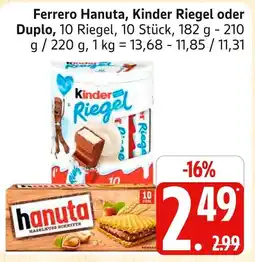 Marktkauf Ferrero hanuta Angebot