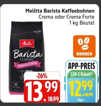 Marktkauf Melitta barista crema Angebot
