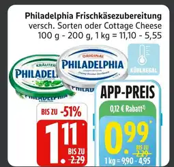 Marktkauf Philadelphia frischkäsezubereitung kräuter Angebot