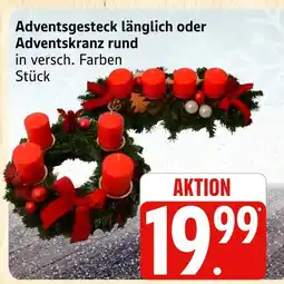 Marktkauf Adventsgesteck länglich Angebot