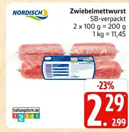 Marktkauf Nordisch zwiebelmettwurst Angebot