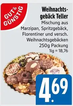 Edeka Gut & günstig weihnachtsgebäck teller Angebot