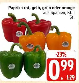 Marktkauf Paprika Angebot