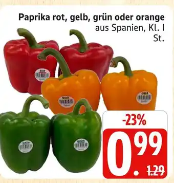 Marktkauf Paprika Angebot