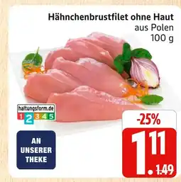 Marktkauf Hähnchenbrustfilet ohne haut Angebot