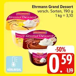 Marktkauf Ehrmann grand dessert vanille Angebot