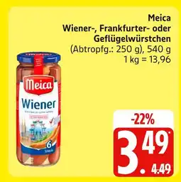 Marktkauf Meica wiener Angebot