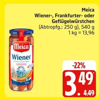 Marktkauf Meica wiener Angebot