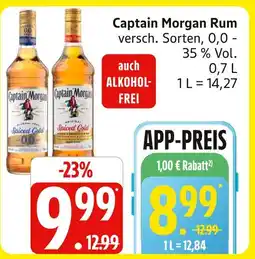 Marktkauf Captain morgan spiced gold 0.0 Angebot