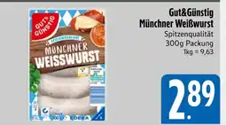 Edeka Gut&günstig münchner weißwurst Angebot