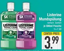 Edeka Listerine mundspülung total care zahnfleisch schutz Angebot