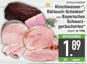Edeka Schwarzwaldhof kirschwasser-schinken Angebot