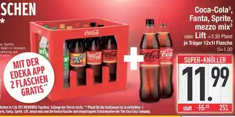 Edeka Coca-cola coca-cola, fanta, sprite, mezzo mix oder lift Angebot
