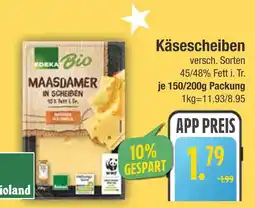 Edeka Edeka bio maasdamer in scheiben Angebot