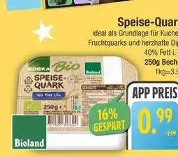 Edeka Edeka bio speise-quark Angebot
